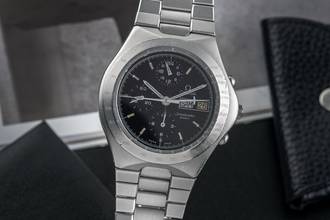  Omega Speedmaster Mark V German Version Stahl Automatik Ref. 376.0806 Vintage 