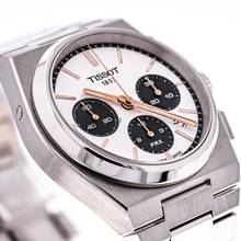 Thumbnail von Tissot PRX Chronograph Panda – T137.427.11.011.00 – like NEW – 2023 Full Set