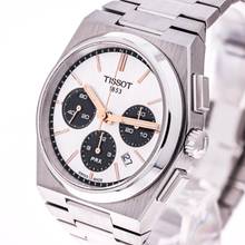 Thumbnail von Tissot PRX Chronograph Panda – T137.427.11.011.00 – like NEW – 2023 Full Set