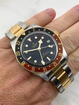  Tudor Black Bay GMT S&G / 79833MN / Full Set / verklebt 
