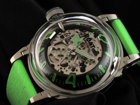  U-Boat U-65 AUTOMATIC 44mm SS GREEN Ref.3344 Full Set Neu 