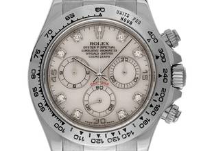 Thumbnail von Rolex Daytona Perlmutt Diamanten Ref.116519 2000 Full Set sehr gut Vintage