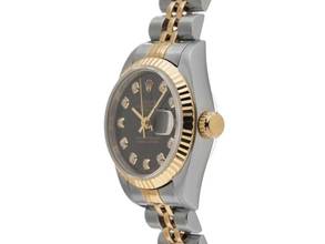 Thumbnail von Rolex Lady-Datejust Diamanten Ref.69173 1995 Full Set sehr gut Vintage