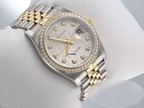 Thumbnail von Rolex Datejust 36 36mm 116243 2016 Stahl Gelbgold 750 Diamanten Automatik Gold