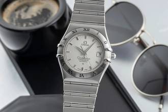  Omega Constellation Automatik Datum Edelstahl Herrenuhr Ref. 1502.30.00 