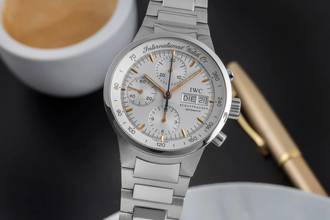  IWC GST Chronograph Day-Date Automatik Stahl IW370711 Box & Papiere 1998 