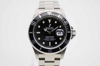  Rolex Submariner Date 16610T no Holes Box & Papiere Z-Serie aus 2006 
