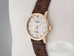 Thumbnail von Rolex Cellini 6110 25mm Gelbgold 750 Rolex-revision: 2025 Gold Damen 18kt Yellow Gold