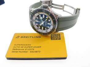 Thumbnail von Breitling Superocean Automatic 46 Super Diver Green Neu & ungetragen 10/2025 Full Set Garantie bis 29.10.2027
