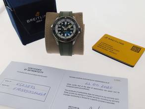 Thumbnail von Breitling Superocean Automatic 46 Super Diver Green Neu & ungetragen 10/2025 Full Set Garantie bis 29.10.2027