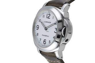 Thumbnail von Panerai Luminor Base Handaufzug Herrenuhr Edelstahl Ref. PAM00010