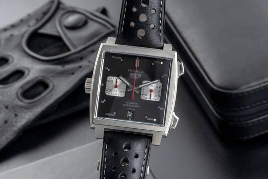  TAG Heuer Monaco Chronograph Stahl Automatik Ref. CAW211Z.FC6470 Limited B&P 