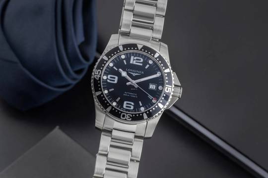  Longines HydroConquest Hydro Conquest Stahl Automatik Herrenuhr Ref. L3.642.4.56.6 B&P 2012 