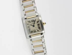  Cartier Tank Française 20mm Stahl / Gold 
