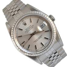  Rolex Datejust 36 16220 Soleil silver dial Full Set 