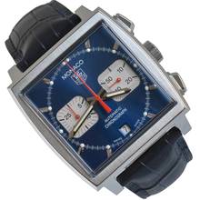  TAG Heuer Monaco chronograph CW2113 Steve McQueen blue dial Full Set 