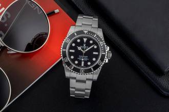  Rolex Submariner (No Date) Stahl Automatik Herrenuhr Ref. 114060 B&P 2012 