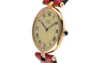 Thumbnail von Cartier Vendome LC GM Vermeil 925 Silber Ivory Dial Medium Size Ref. 590003