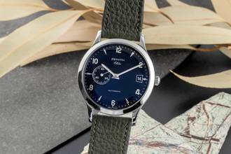  Zenith Elite Stahl Automatik Herrenuhr Ref. 01 0125 680 