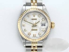  Rolex Lady-Datejust Edelstahl Gelbgold 750 Diamanten Automatik Stainless Steel 18kt Yellow Gold Stahl Jubilé-band Chronometer Oyster 