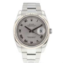  Rolex Datejust 36 Silver Roman Dial 
