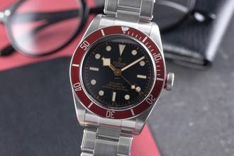  Tudor Black Bay 41 Red Edelstahl Automatik Herrenuhr Ref. 79230R Box 