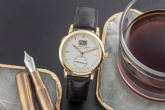 Thumbnail von A. Lange & Söhne Langematik SAX-O-MAT 18K Gold Automatik Ref. 308.021F B&P 2003