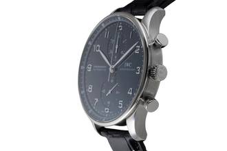 Thumbnail von IWC Portugieser Chronograph Automatik Stahl Herrenuhr Ref. IW371438 B&P 2015