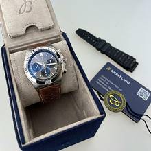Thumbnail von Breitling Chronomat 42 B01 42 Triumph Automatik Titan & 18 K Roségold Lederarmband braun deutsche Auslieferung Full Set