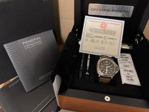Thumbnail von Panerai Luminor Marina Automatic Titan Gray Ghost Automatik - Full Set 2007