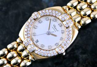  Chopard Gstaad 5229 - 32/5120/11 | Diamond bezel | orig. gold bracelet 