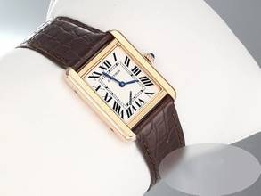 Thumbnail von Cartier Tank Solo Lady Tank Solo Edelstahl Rosegold 750 2020 W5200024 Stahl Gold Damen