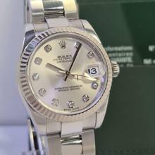 Thumbnail von Rolex Datejust 31 31mm Ouro Branco & Aço & Diamantes Automático Completo