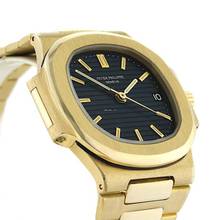 Thumbnail von Patek Philippe Nautilus Blue Index Dial B+P