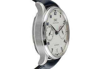 Thumbnail von IWC Portugieser Automatik 7 Days Edelstahl Automatik Herrenuhr Ref. IW500705 B&P 2019