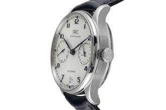 Thumbnail von IWC Portugieser Automatik 7 Days Edelstahl Automatik Herrenuhr Ref. IW500705 B&P 2019