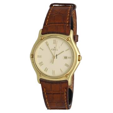  Ebel Classic Wave 18K. Gold Full Set 