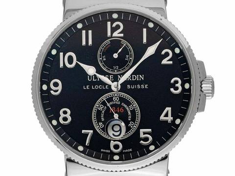  Ulysse Nardin Marine Chronometer 41mm Ref.263-66 2007 Full Set wie Neu Vintage Marine Chronometer 