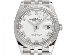  Rolex Datejust 36 Ref.126234 2020 Full Set wie Neu Datejust Stahl 18kt Weißgold 