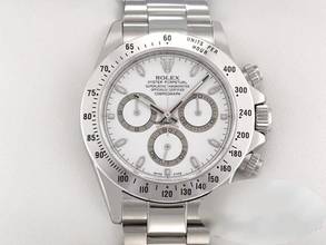  Rolex Daytona 116520 Edelstahl 2013 Chronograph Automatik Stahl Chrono Stainless Steel Oyster-band Chronometer White Dial 