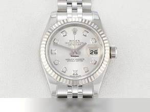 Thumbnail von Rolex Lady-Datejust Stahl Weissgold 750 179174 2014 Diamanten Automatik Stainless Steel 18kt White Gold Jubilé-band Chronometer Oyster