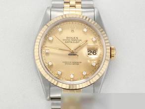 Thumbnail von Rolex Datejust 36 36mm 16233 1990 Edelstahl Gelbgold 750 Automatik Stainless Steel 18kt Yellow Gold Jubilé-band Chronometer Oyster