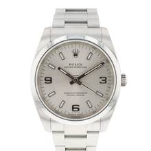  Rolex Oyster Perpetual 34 Silver Dial 