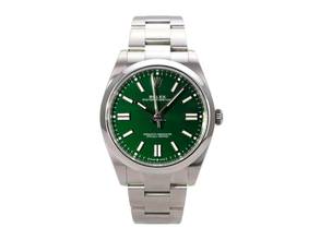  Rolex Oyster Perpetual 41 Ref. 124300 Green 