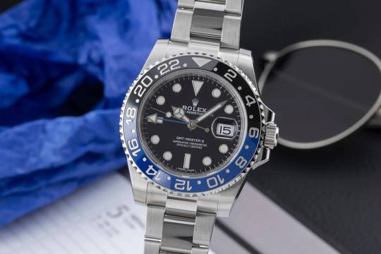  Rolex GMT-Master II Batman Edelstahl Automatik Ref. 116710BLNR B&P 2018 