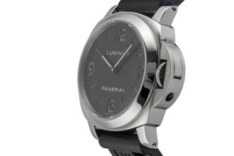 Thumbnail von Panerai Luminor Base Handaufzug Edelstahl Herrenuhr Ref. PAM00112