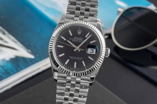  Rolex Datejust 36 Stahl / Weissgold Automatik Herrenuhr Ref. 126234 B&P 2021 