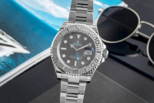  Rolex Yacht-Master 40 Stahl / Platin Automatik Oyster Perpetual 126622 B&P 2021 