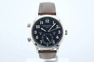 Thumbnail von Patek Philippe Calatrava Pilot Travel Time 42MM Blue Dial Like New Box+Papers 5524G-001 2019