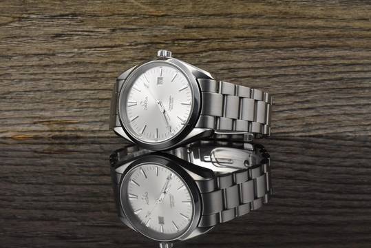  Omega Seamaster Aqua Terra 2517.30 Quarz 39MM Silver Dial Vintage 2005 